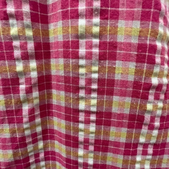 NWT LIKELY Fuschia Multi Kai Check Dress - Picture 16 of 16